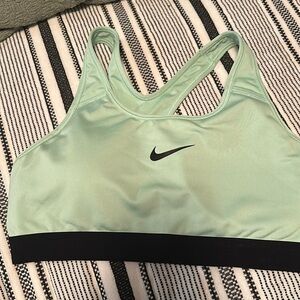 Seafoam green Nike Dri-Fit Sports Bra
